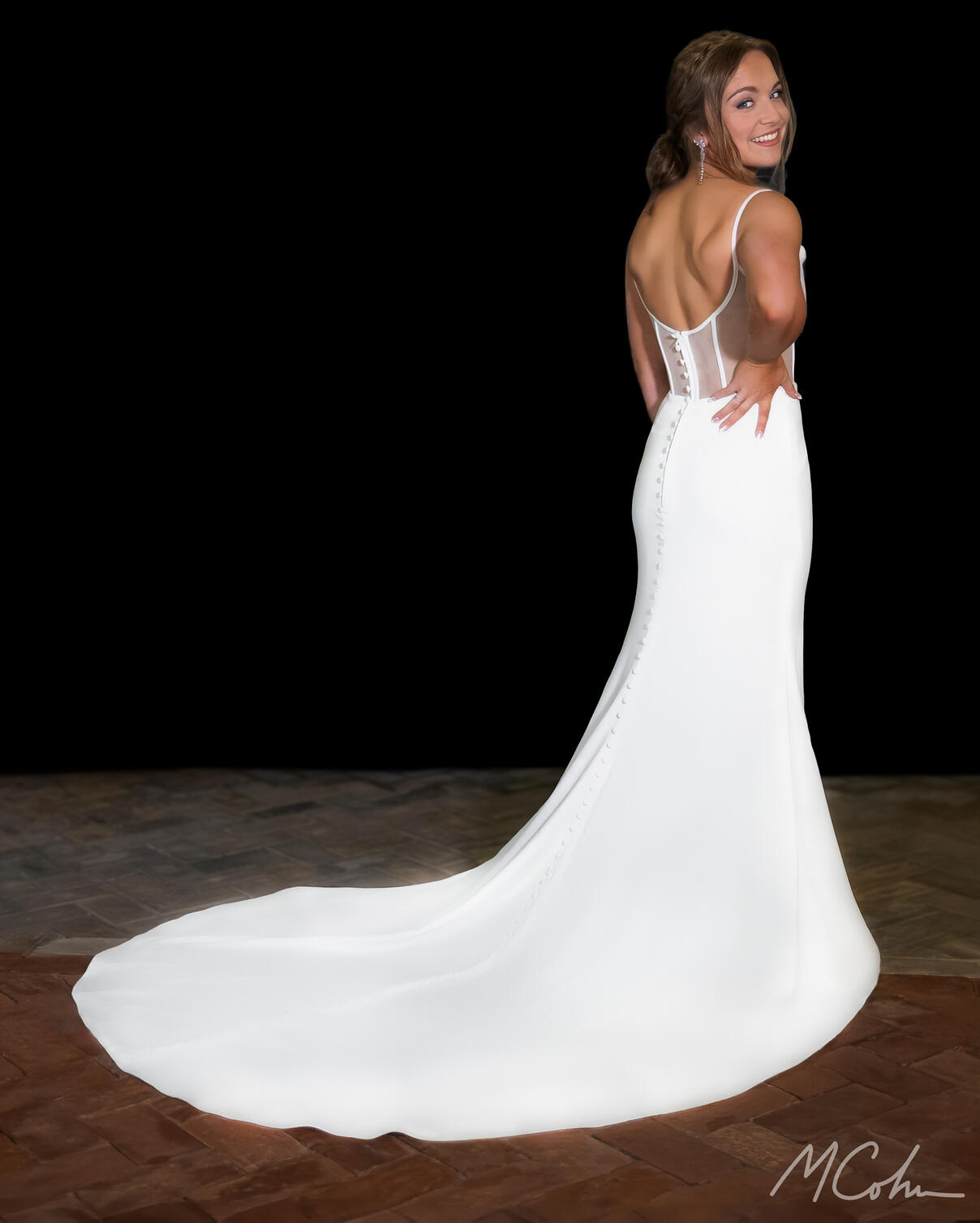 Riley in Wedding Dress Riley in Wedding Dress