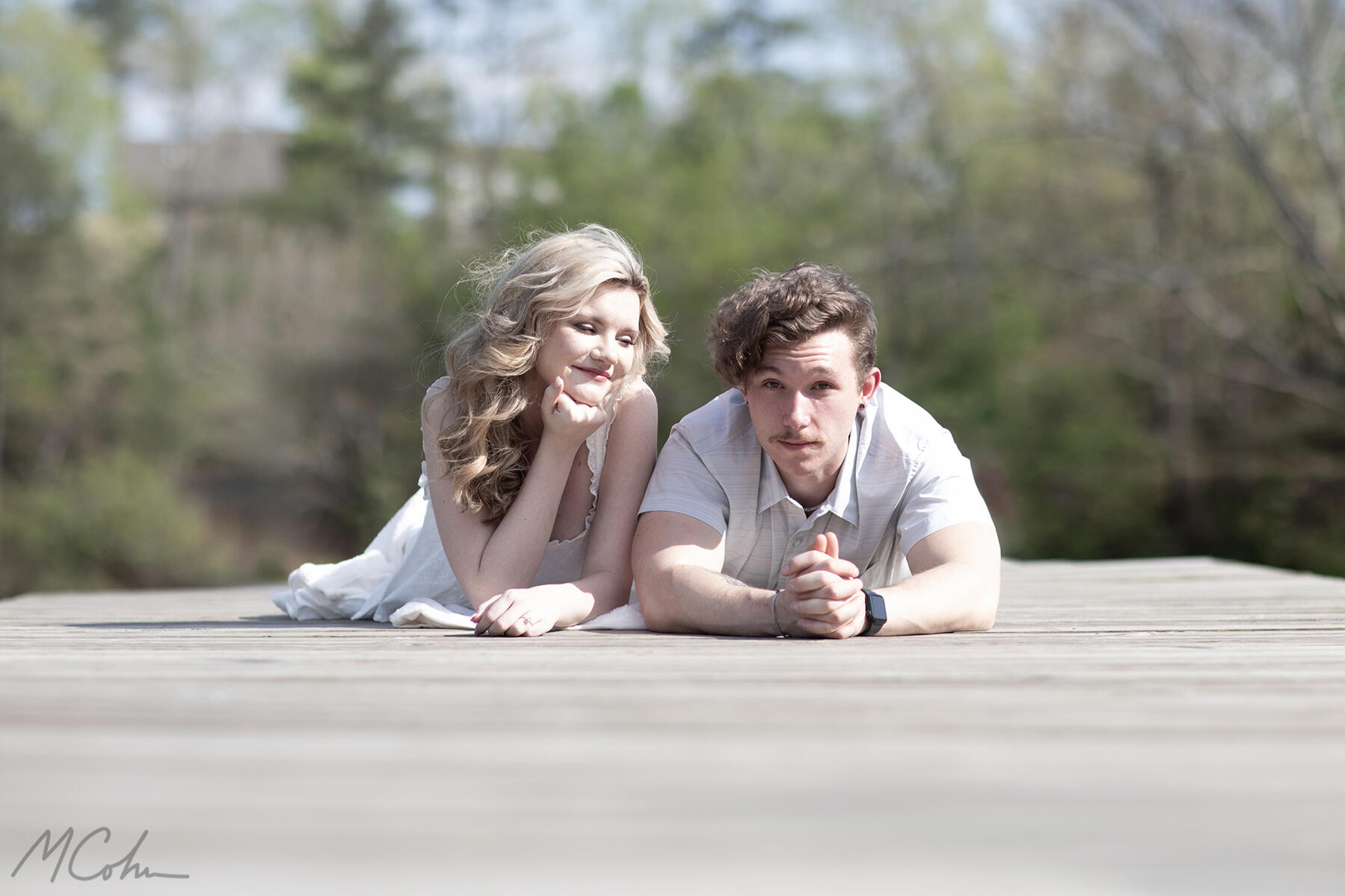 Kaleigh and Jacob on the Dock Kaleigh and Jacob on the Dock