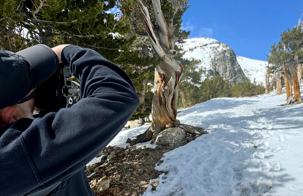 Michael Shooting on St. Mary's Glacier in Colorado Michael Shooting on St. Mary's Glacier in Colorado